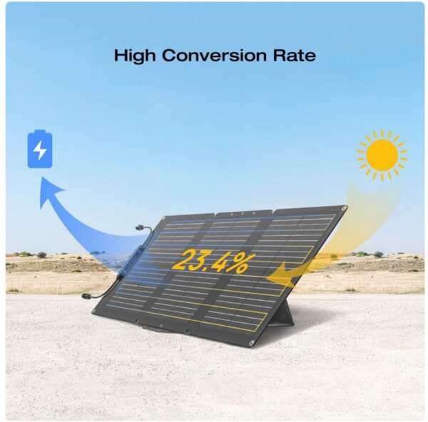 Panel solar portátil EcoFlow de 60 W - Imagen 5