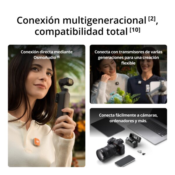 DJI Mic Mini 2 (2 TX + 1 RX + estuche de carga) - Imagen 4