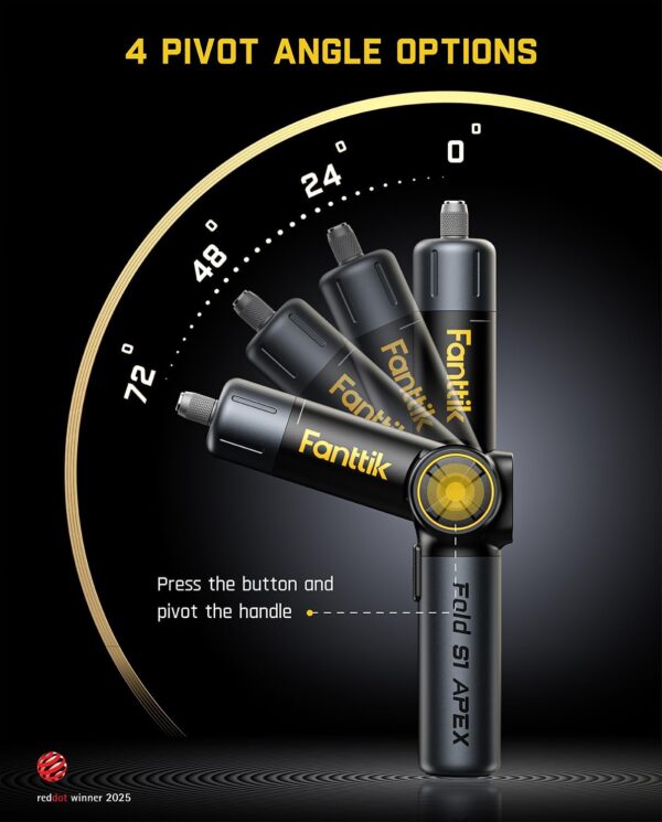 Fanttik Fold S1 APEX - Destornillador inalámbrico de 3.7 V - Imagen 3