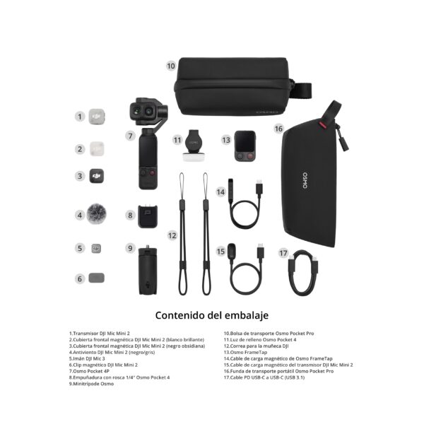 Pack para Vlogs Osmo Pocket 4P - Imagen 8